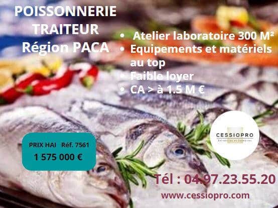 Poissonnerie traiteur · 380 m² · Fonds de commerce — photo 1