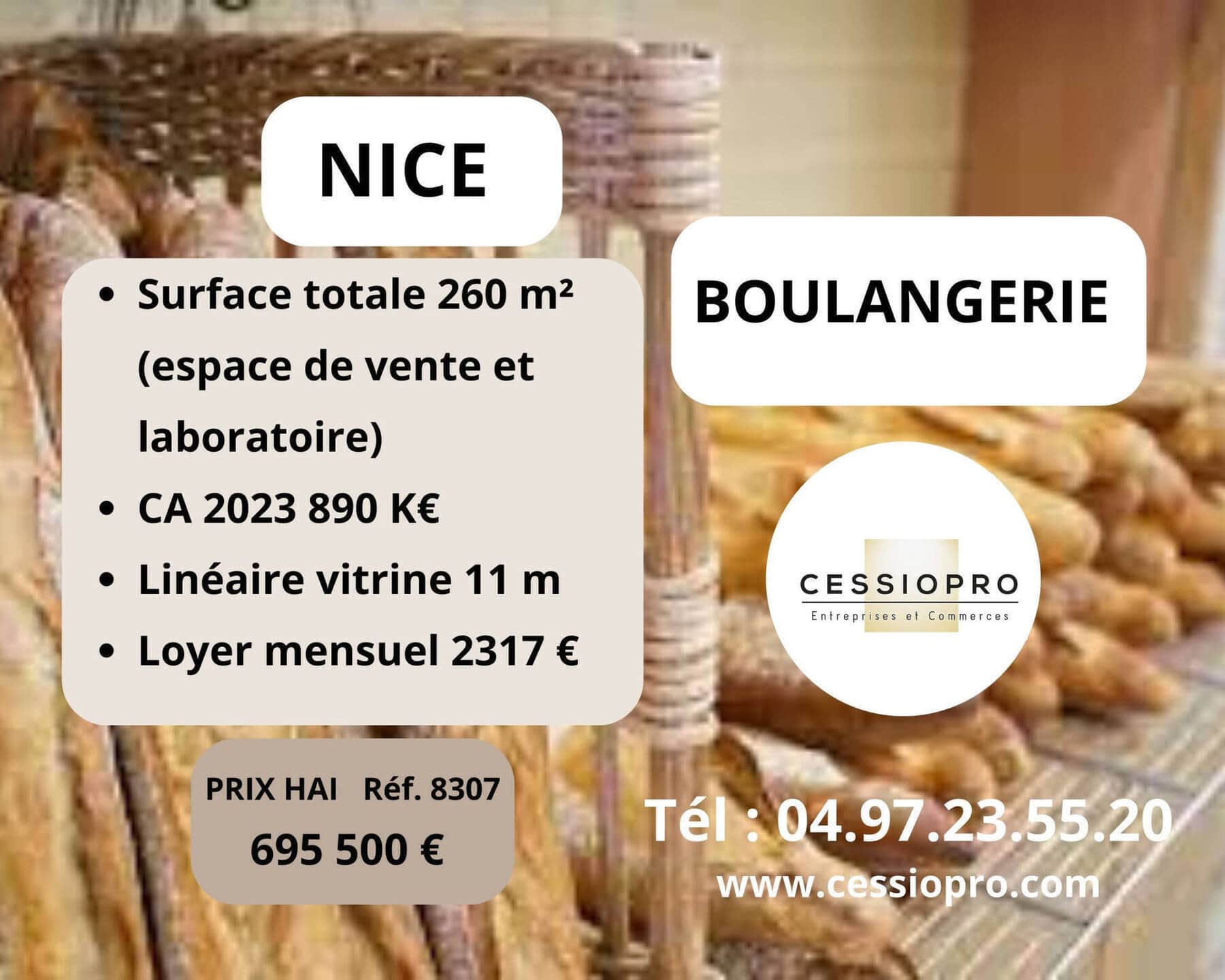 Boulangerie patisserie · 218 m² · Fonds de commerce — photo 1
