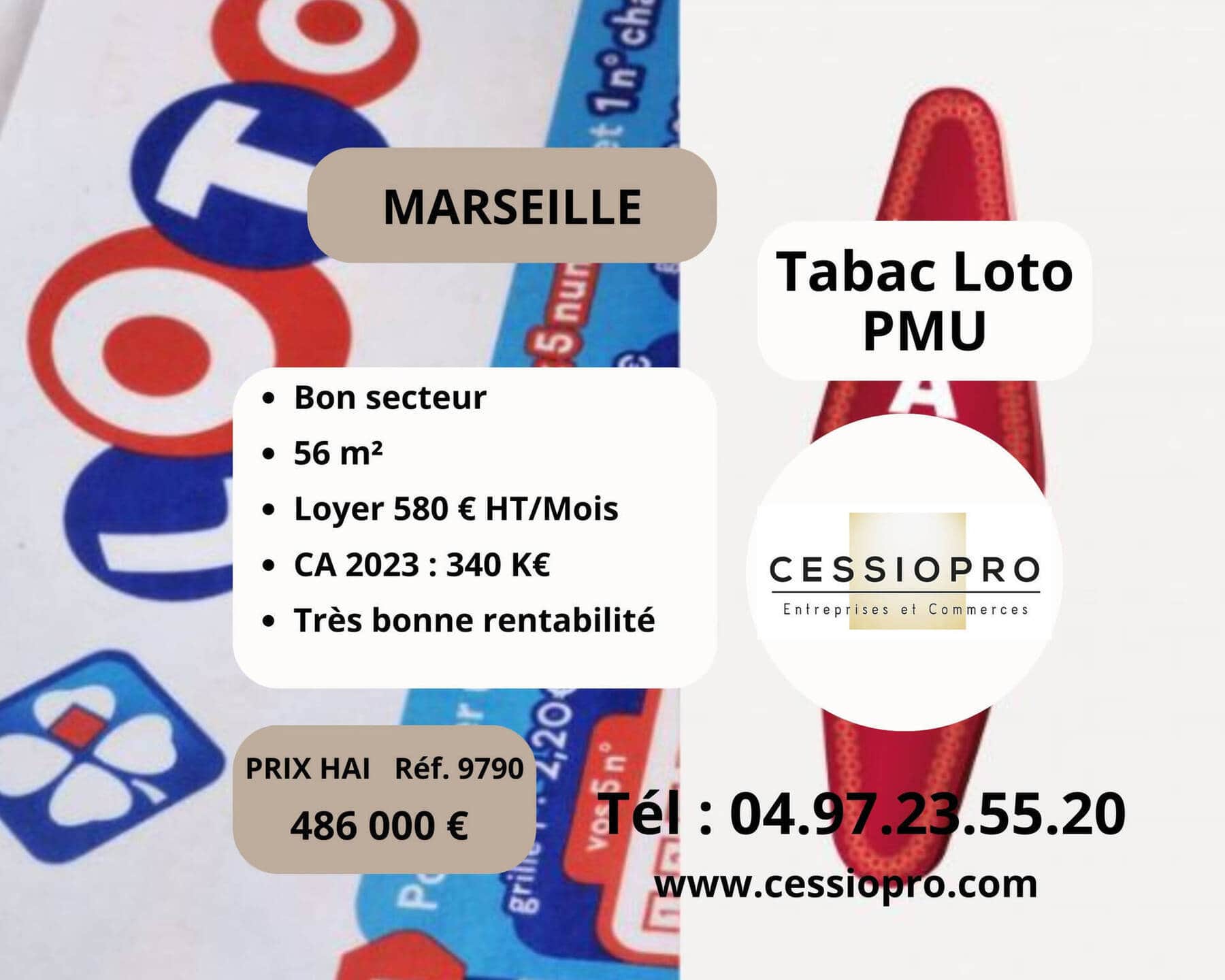 Local commercial · 195 m² · Fonds de commerce — photo 1