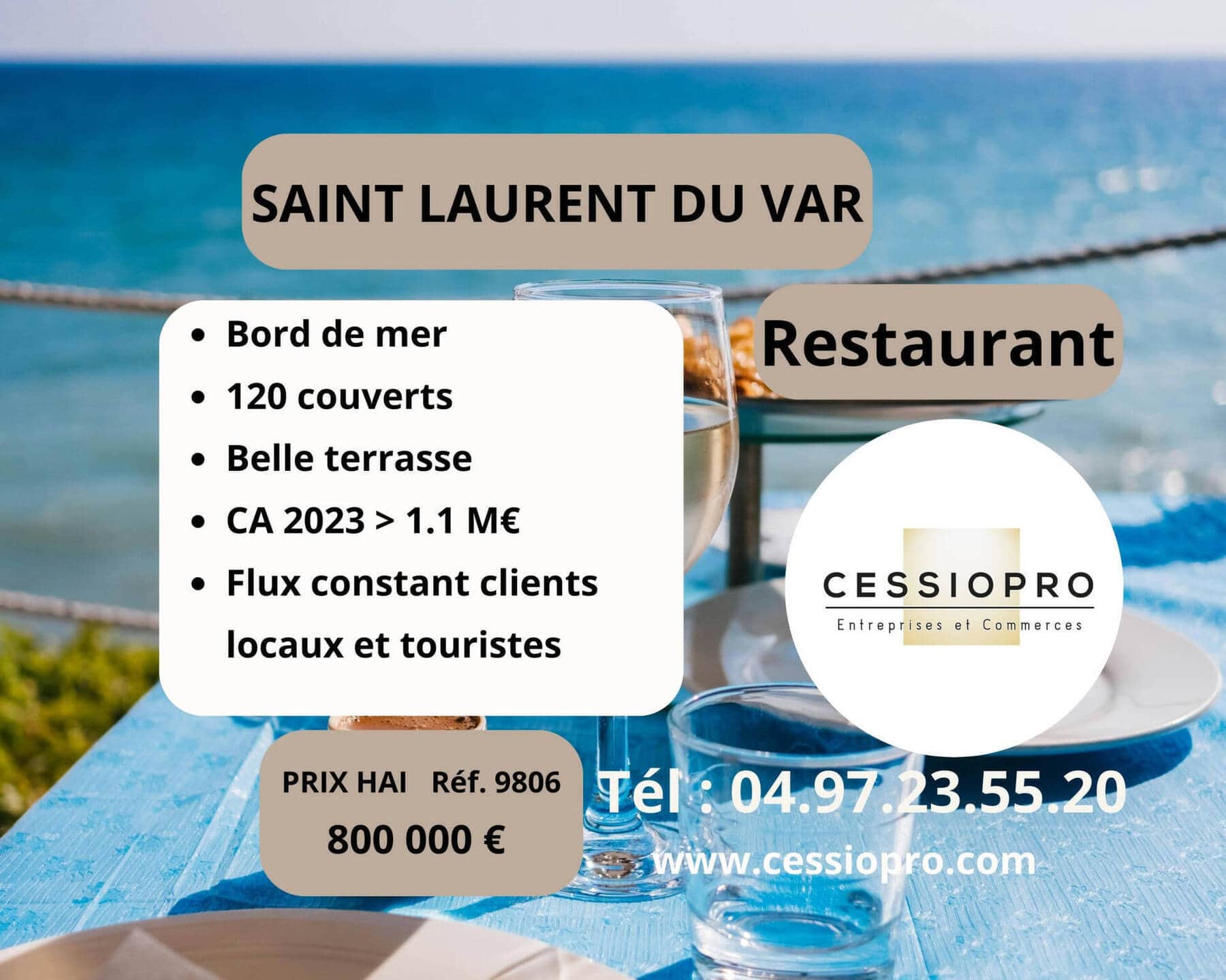 Restaurant · 380 m² · Fonds de commerce — photo 1