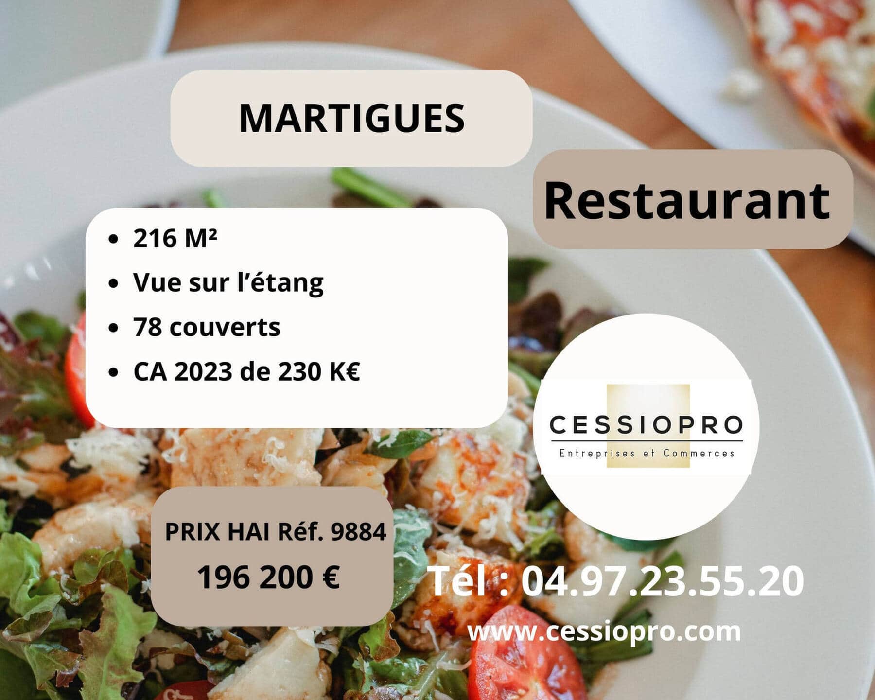 Restaurant · 132 m² · Fonds de commerce — photo 1
