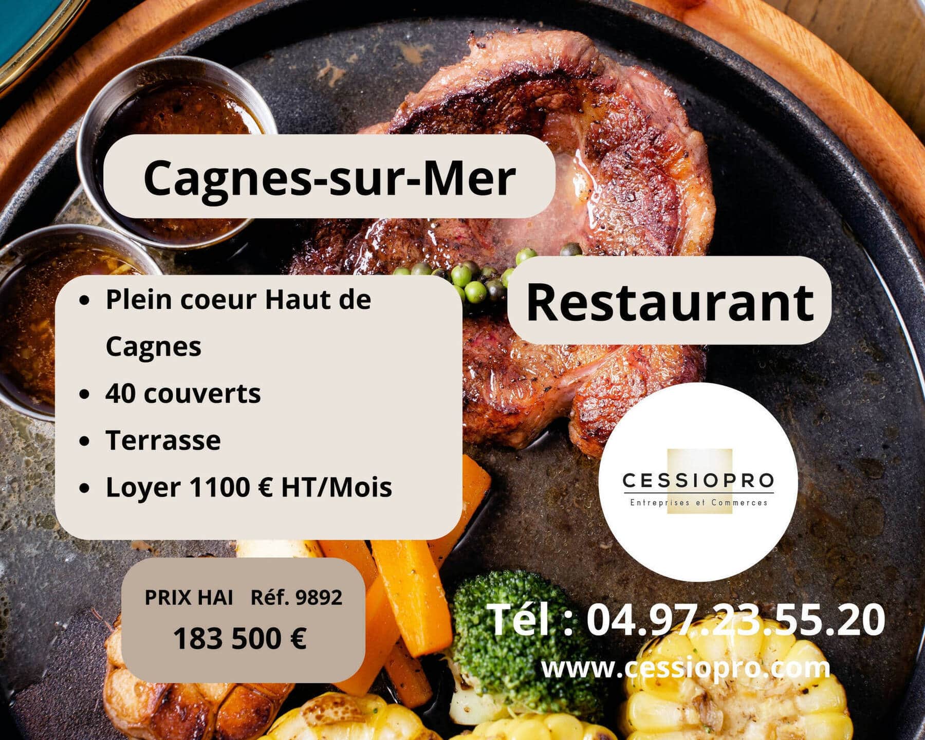 Restaurant · 85 m² · Fonds de commerce — photo 1
