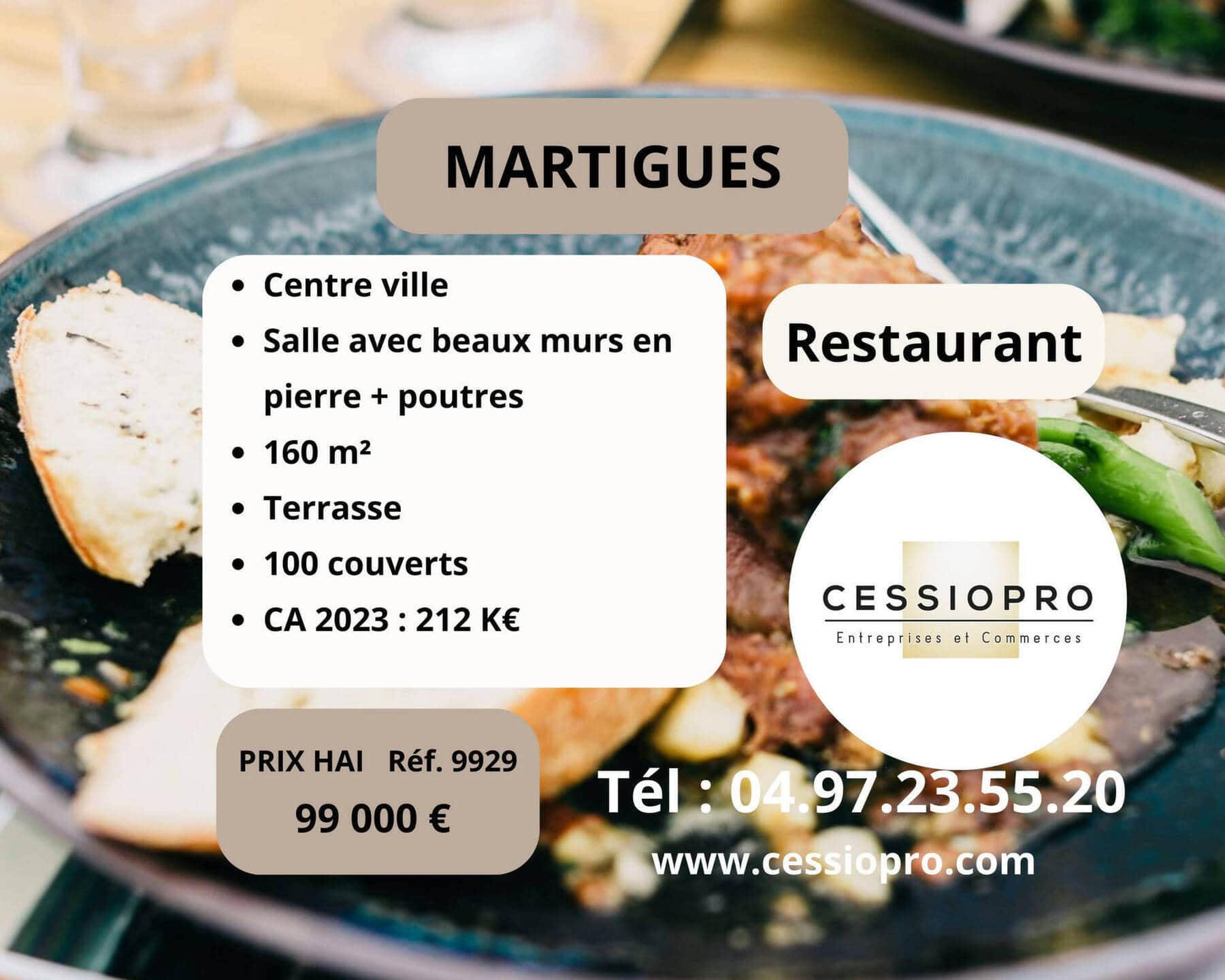 Restaurant · 160 m² · Fonds de commerce — photo 1