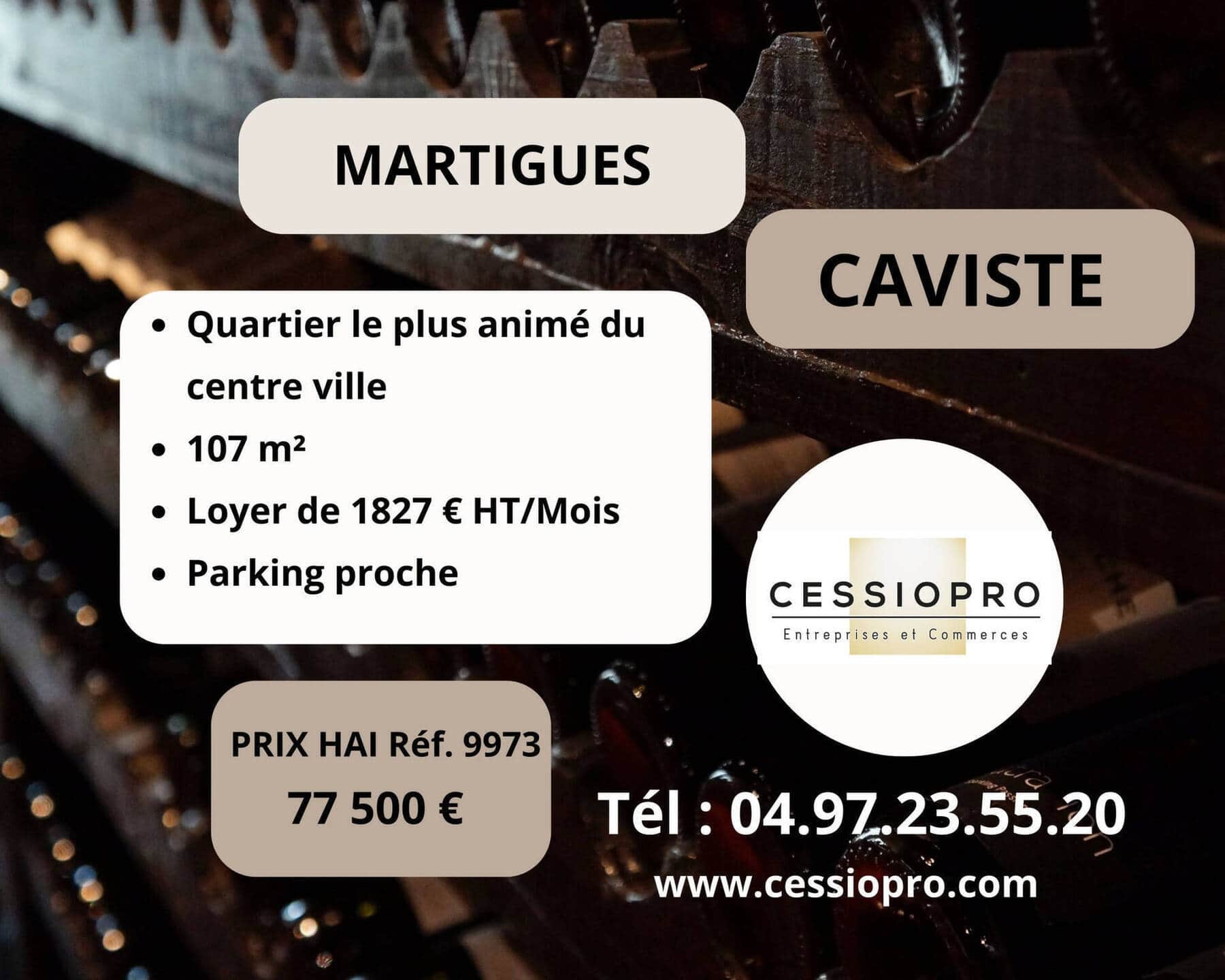 Cave a vin · 70 m² · Fonds de commerce — photo 1