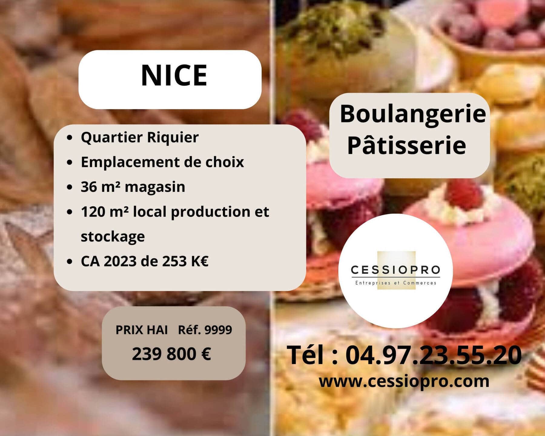Boulangerie patisserie · 120 m² · Fonds de commerce — photo 1