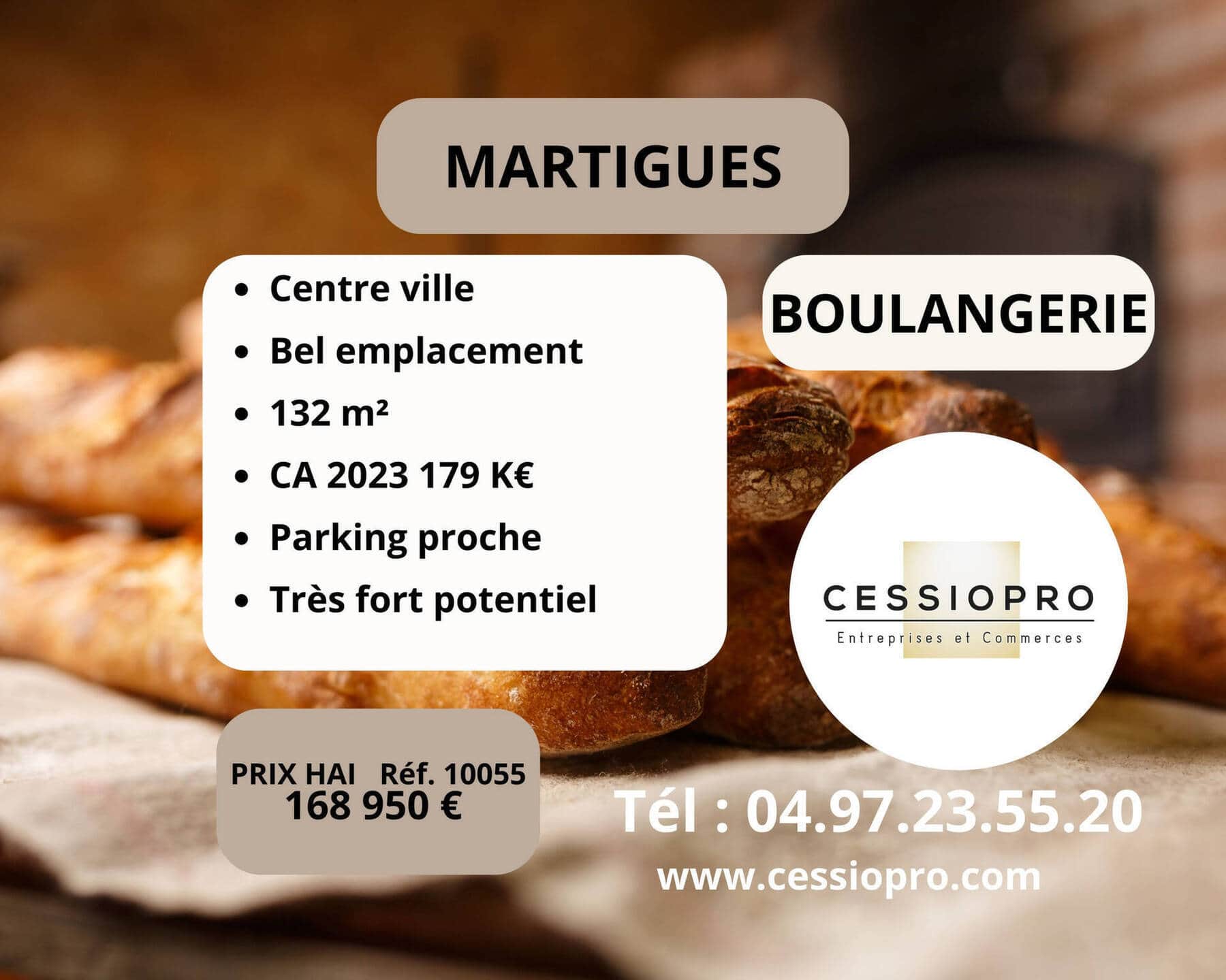 Boulangerie · 216 m² · Fonds de commerce — photo 1