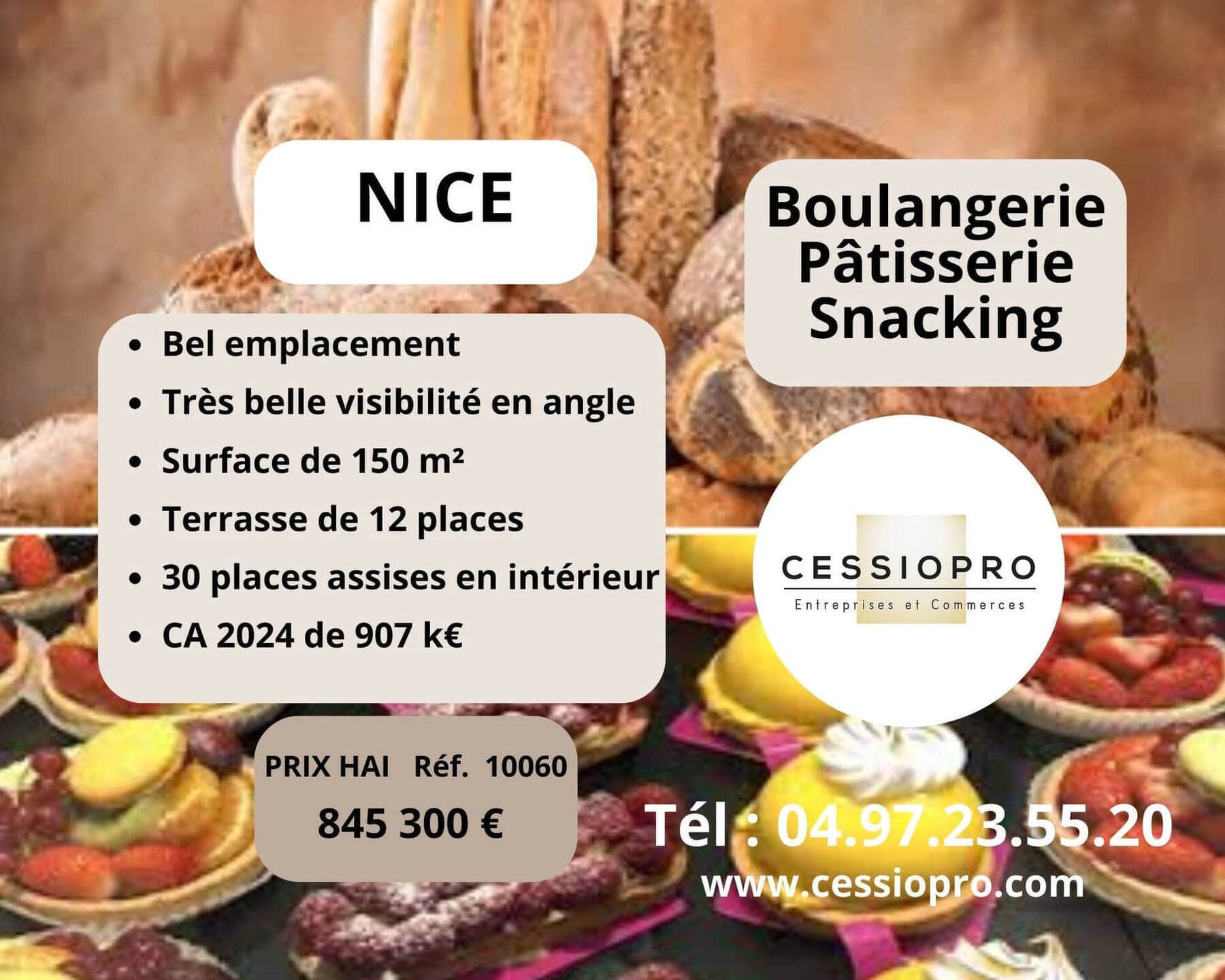 Boulangerie patisserie restauration rapide · 170 m² · Fonds de commerce — photo 1
