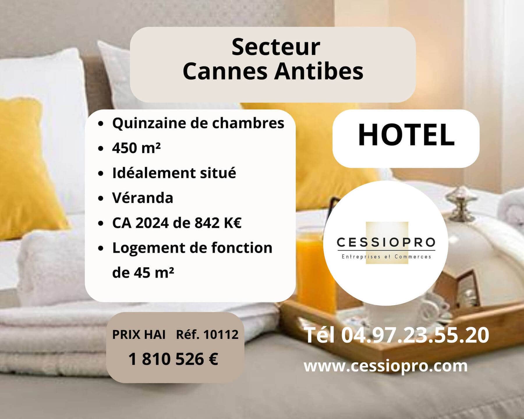 Hotel · 200 m² · Fonds de commerce — photo 1