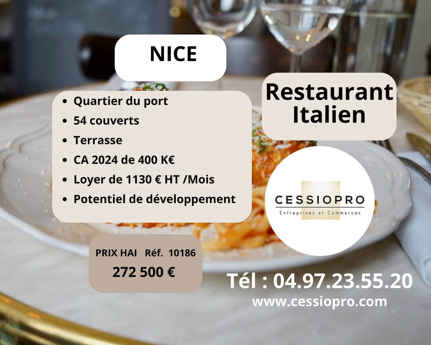 Restaurant · 120 m² · Fonds de commerce — photo 1