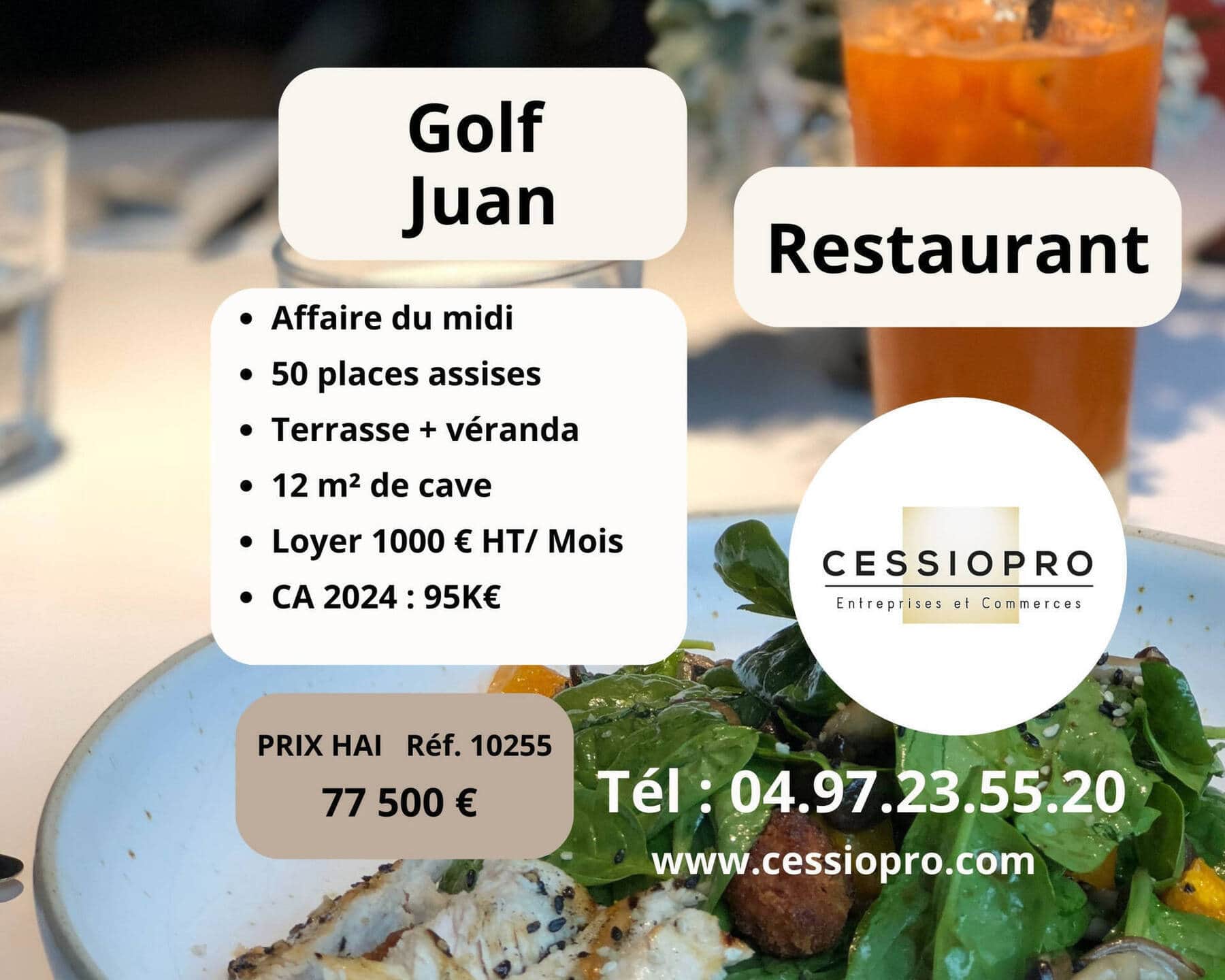 Restaurant · 47 m² · Fonds de commerce — photo 1