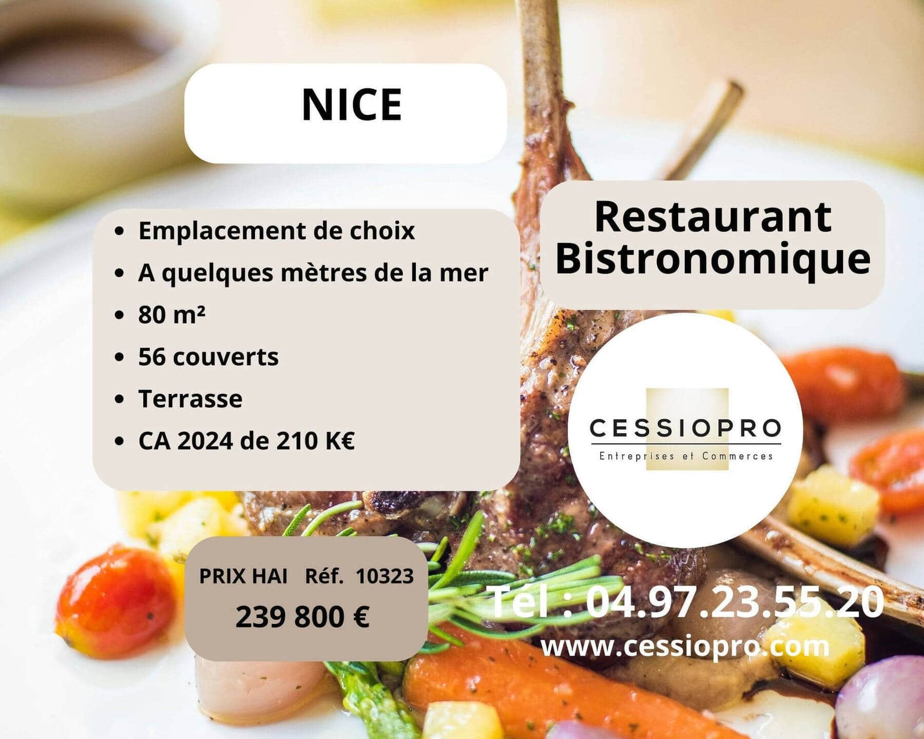 Restaurant · 80 m² · Fonds de commerce — photo 1