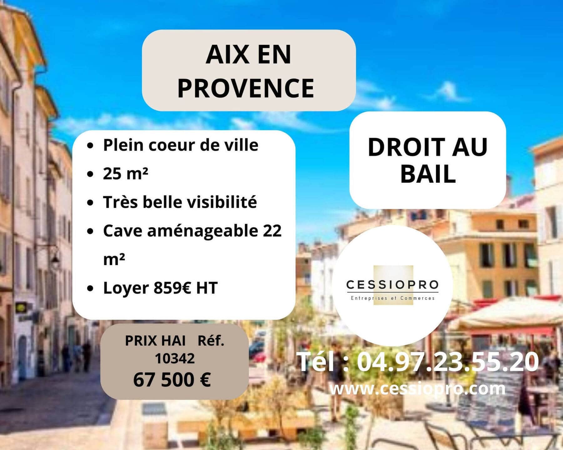 Cession de droit au bail · 90 m² · Cession de bail — photo 1