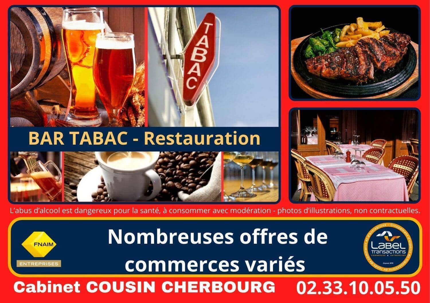 Bar brasserie tabac · 160 m² · Fonds de commerce — photo 1