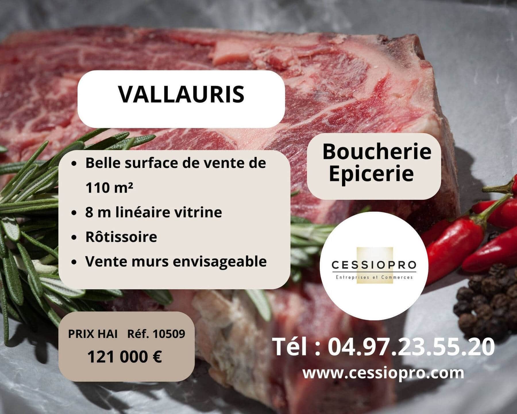 Boucherie magasin d alimentation · 100 m² · Fonds de commerce — photo 1