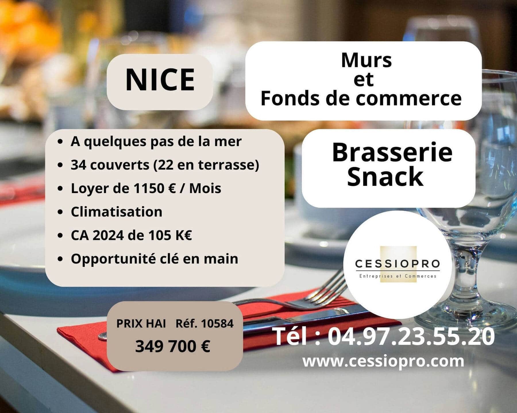 Brasserie licence iv · 241 m² · Fonds de commerce — photo 1