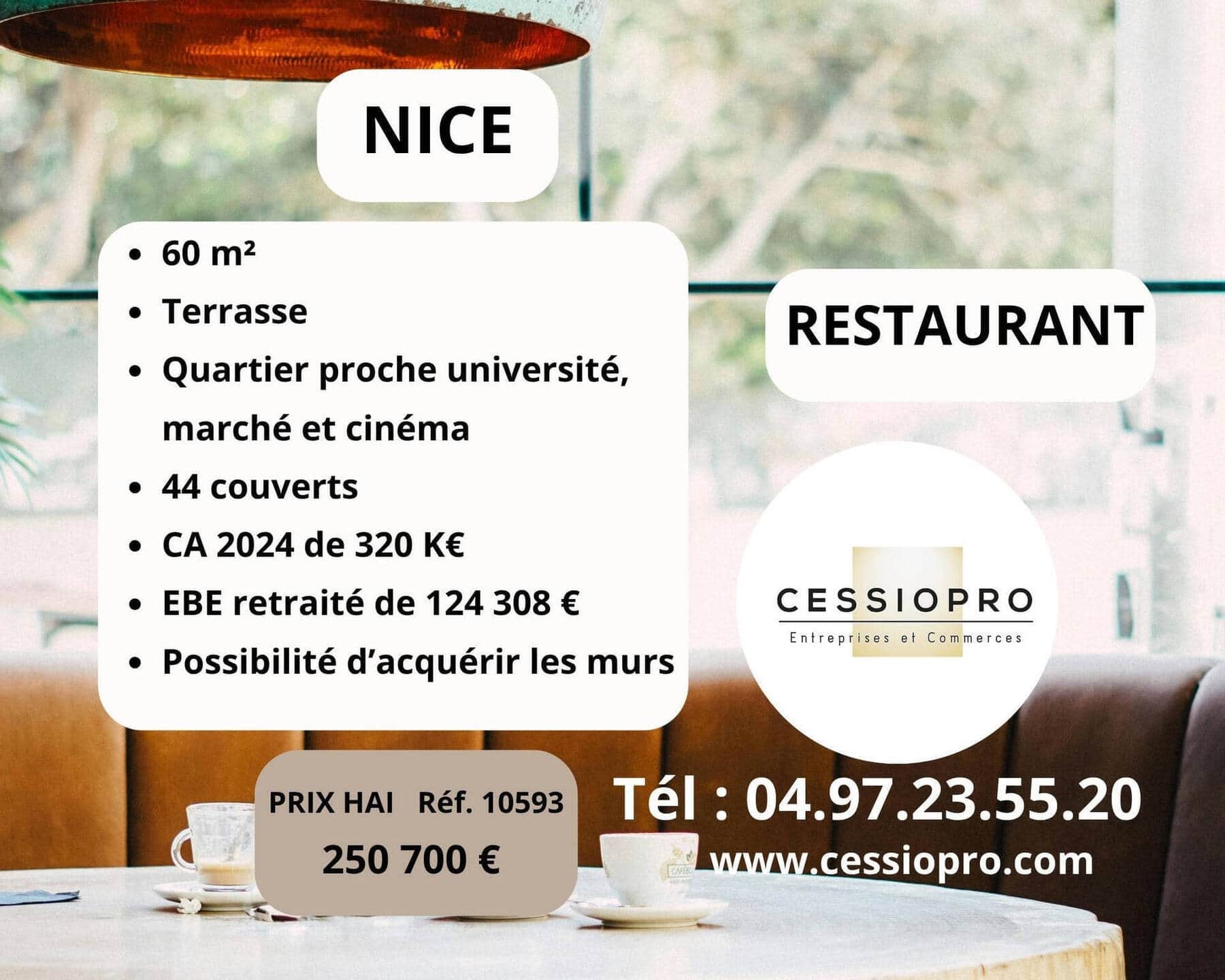 Restaurant · 156 m² · Fonds de commerce — photo 1
