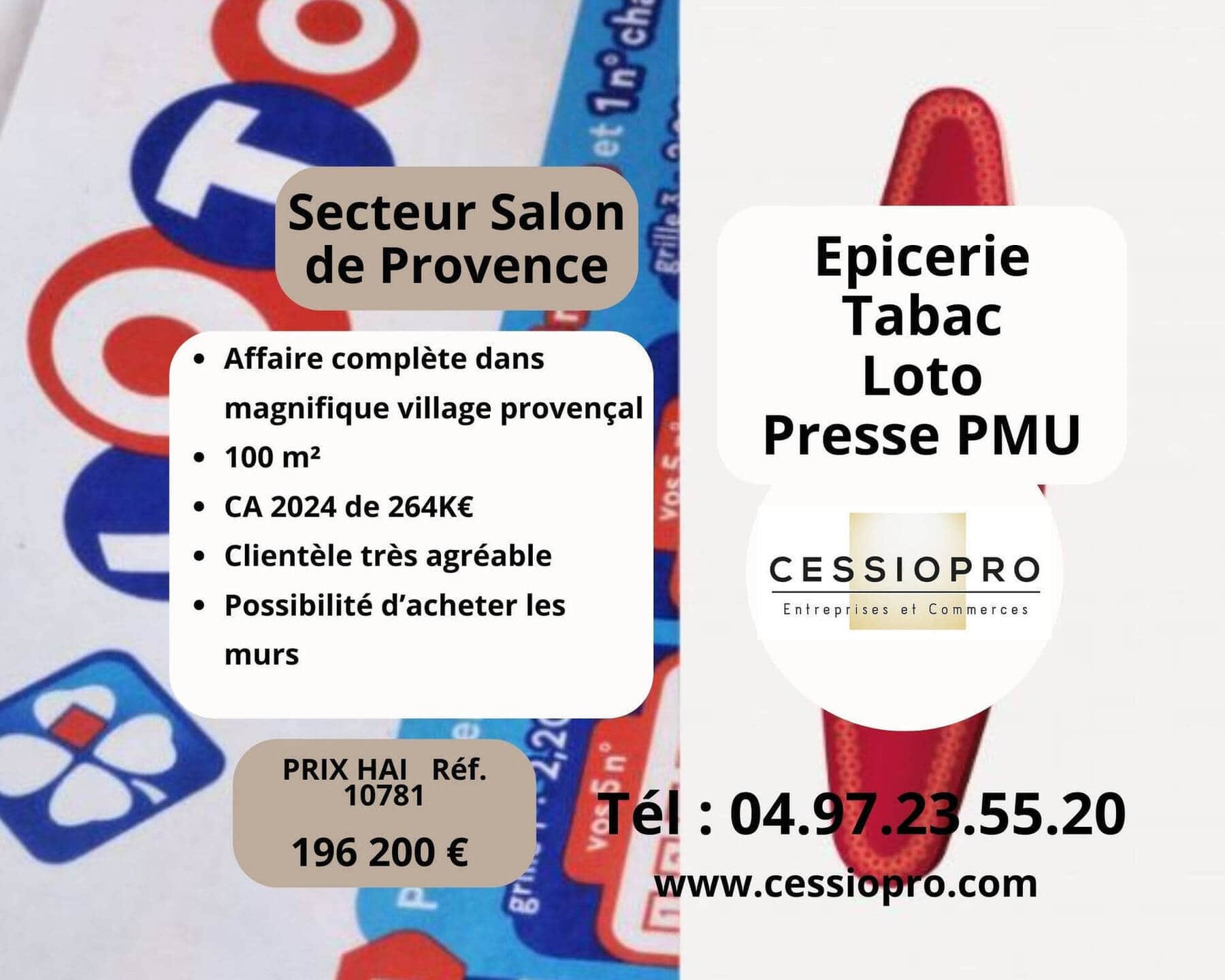 Tabac loto pmu presse magasin d alimentation · 80 m² · Fonds de commerce — photo 1