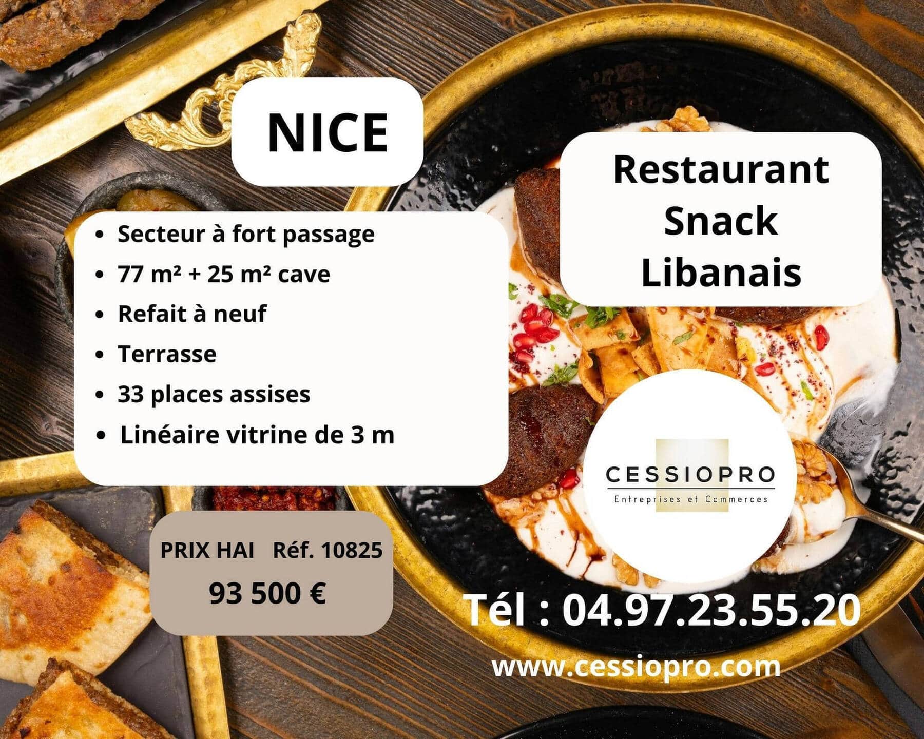 Restaurant restauration rapide vente a emporter traiteur · 77 m² · Fonds de commerce — photo 1