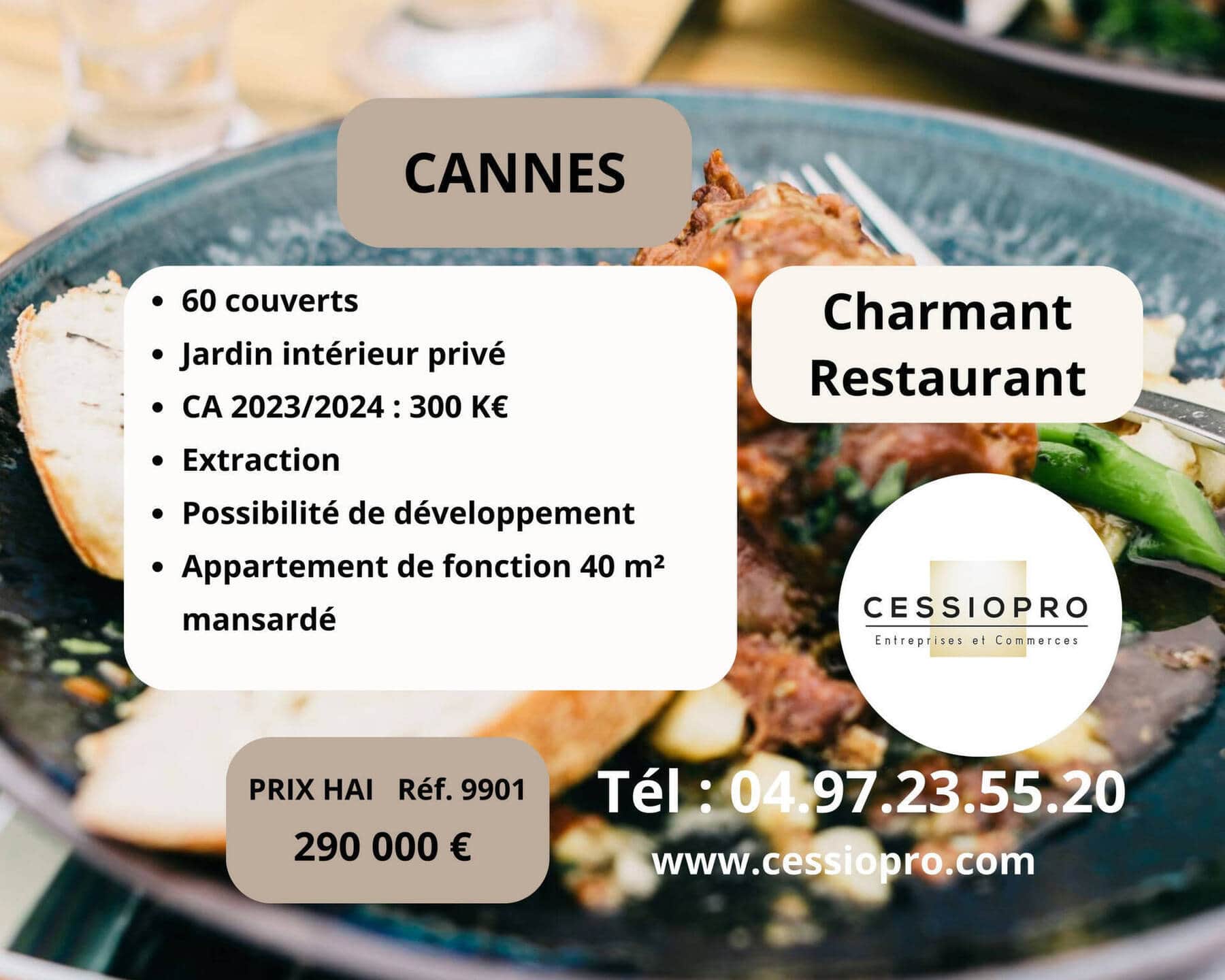 Restaurant · 25 m² · Fonds de commerce — photo 1