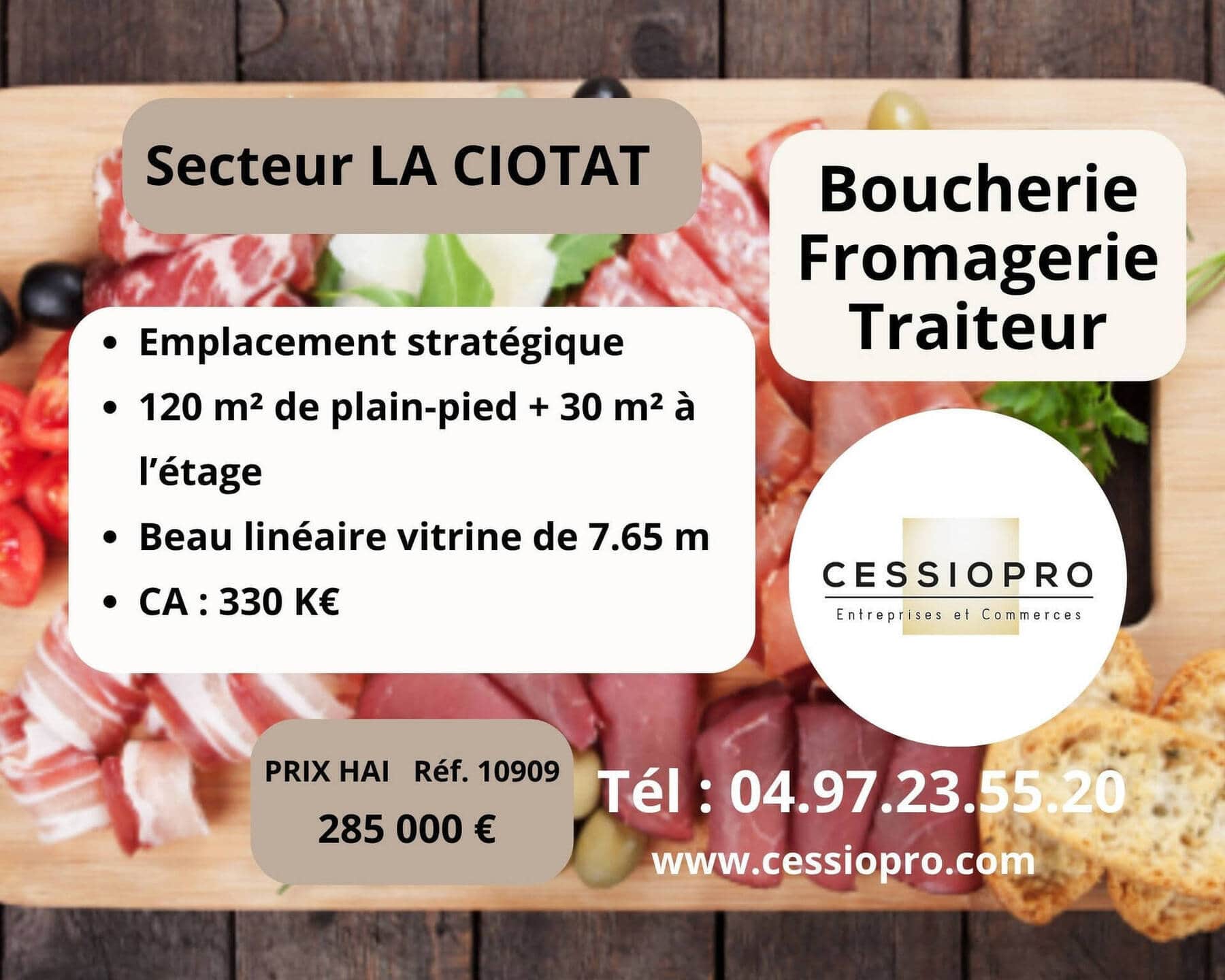 Boucherie traiteur · 180 m² · Fonds de commerce — photo 1