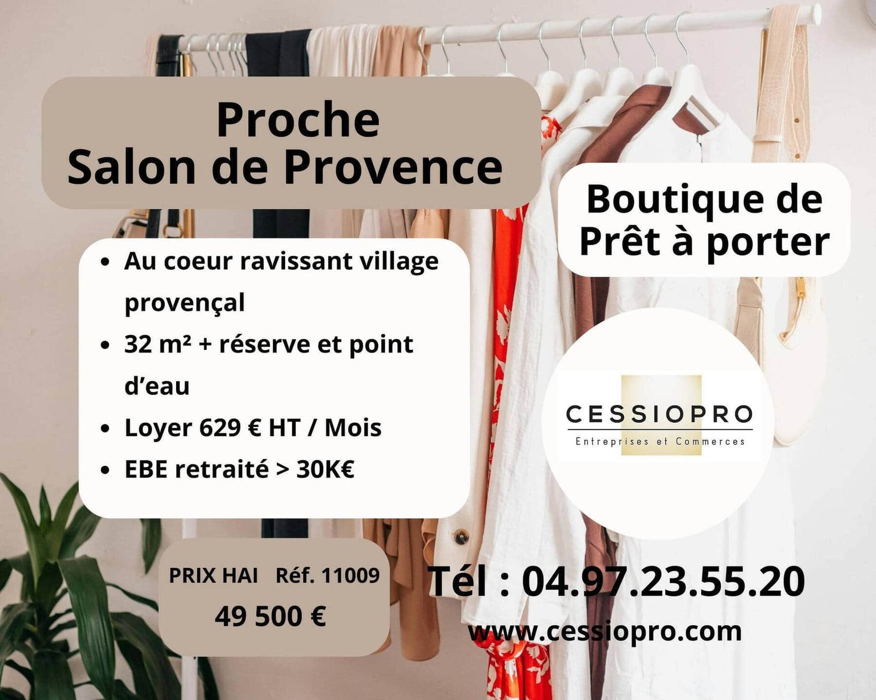 Pret a porter · 120 m² · Fonds de commerce — photo 1