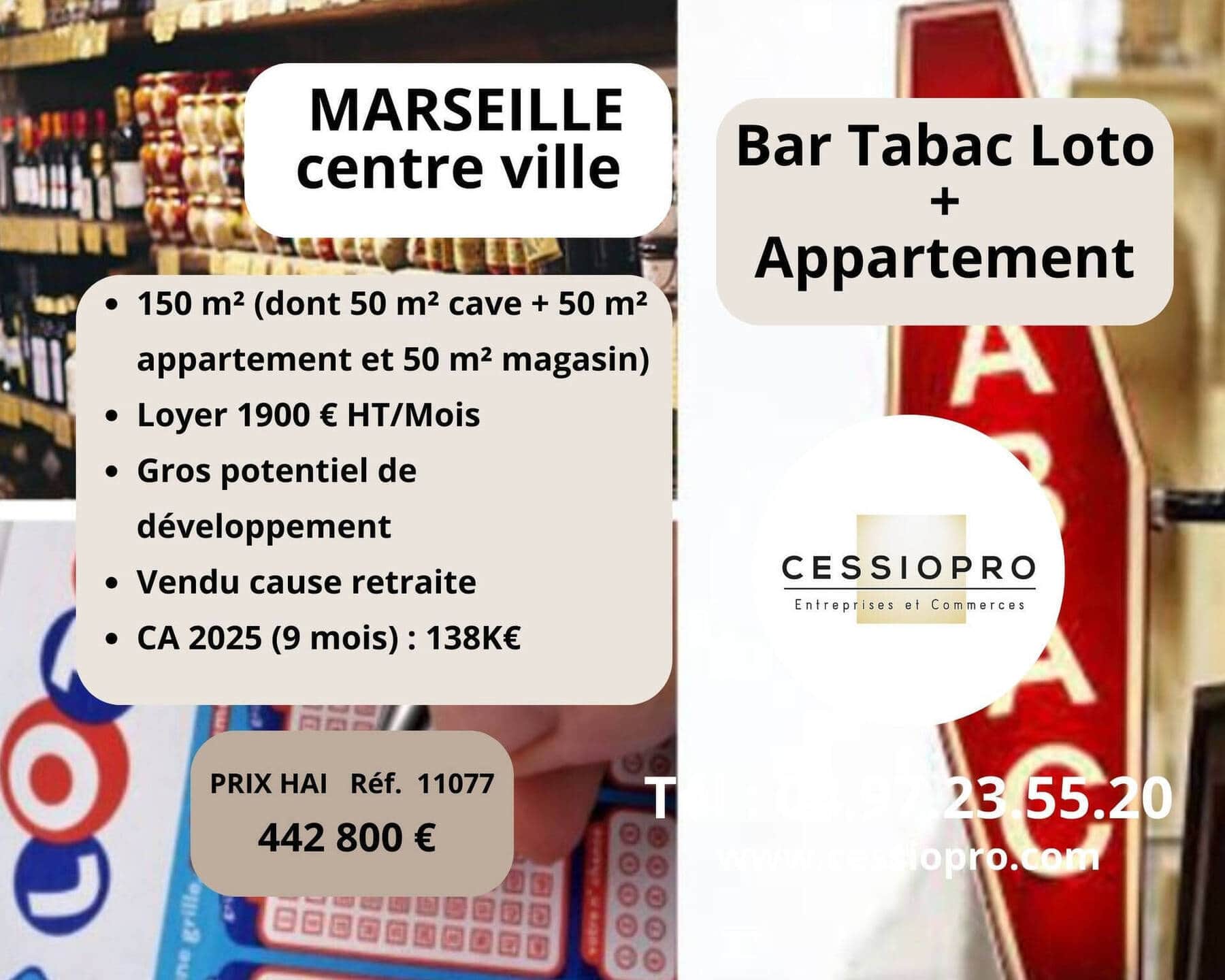 Local commercial · 170 m² · Fonds de commerce — photo 1