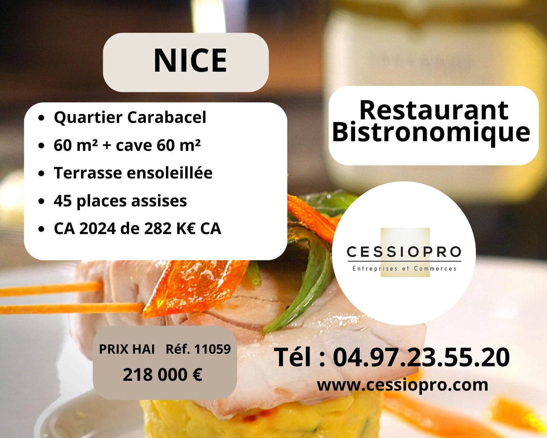 Restaurant · 60 m² · Fonds de commerce — photo 1