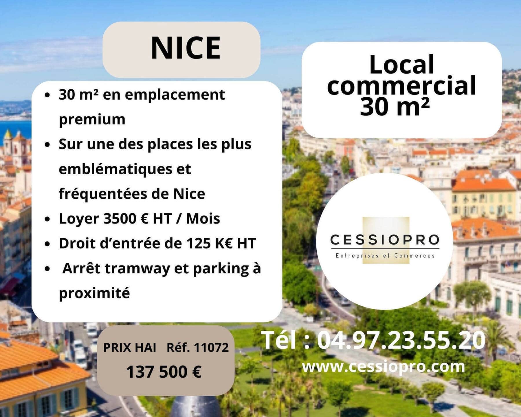 Cession de droit au bail · 30 m² · Cession de bail — photo 1