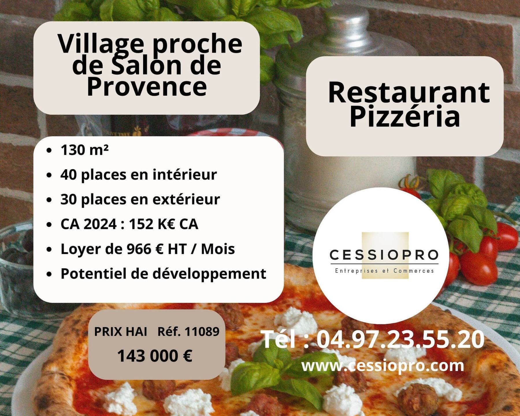 Restaurant · 130 m² · Fonds de commerce — photo 1