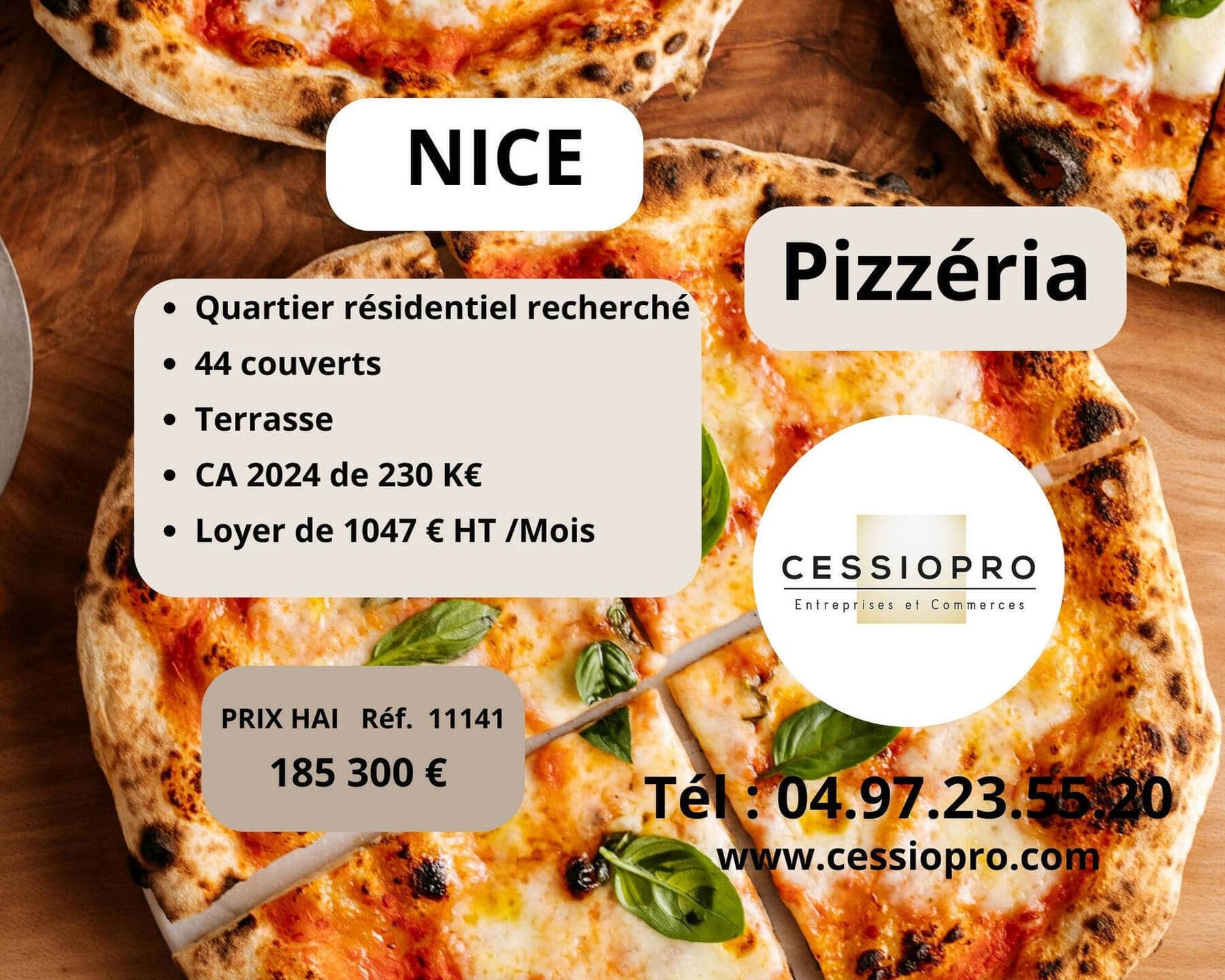 Pizzeria · 56 m² · Fonds de commerce — photo 1