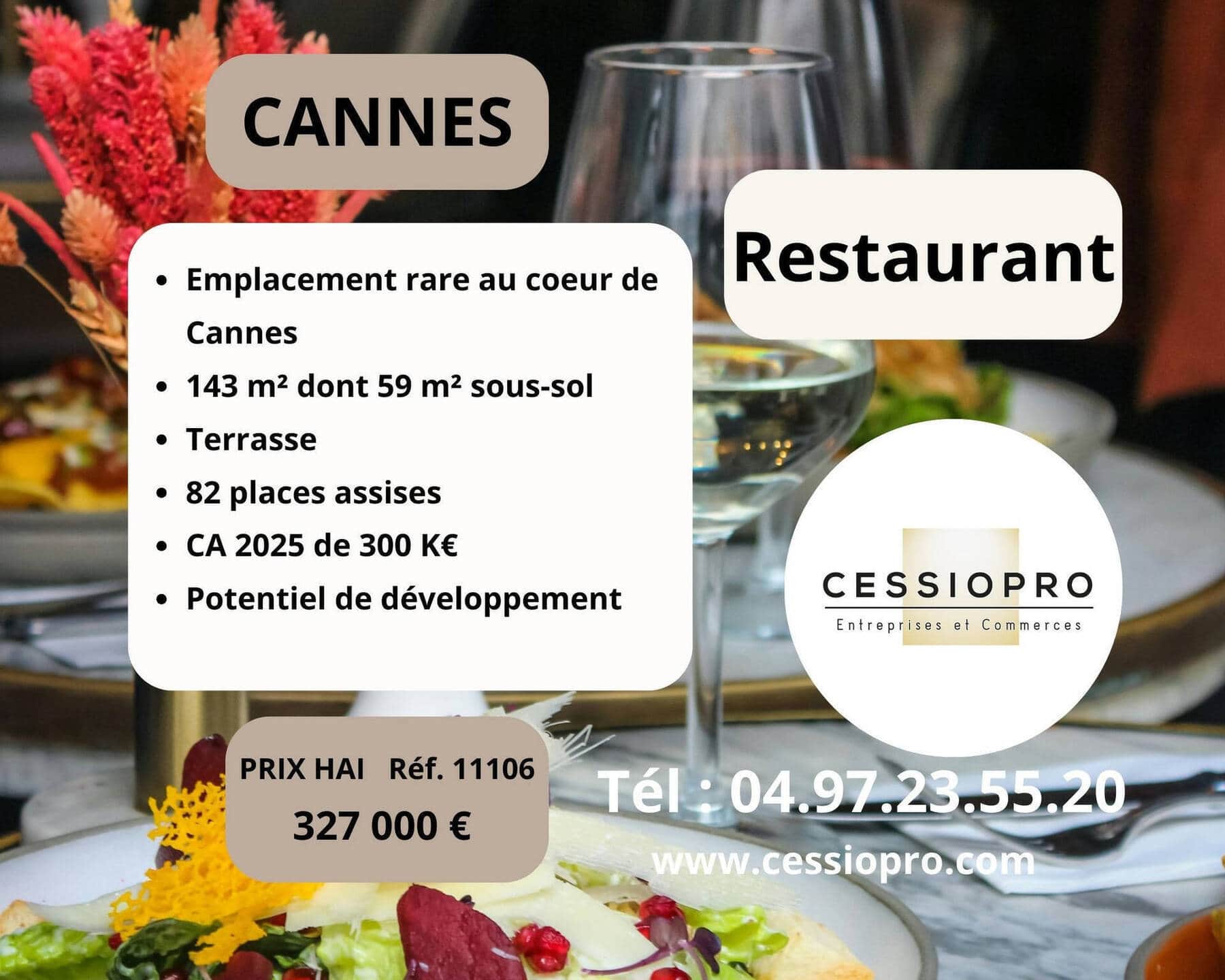 Restaurant · 145 m² · Fonds de commerce — photo 1