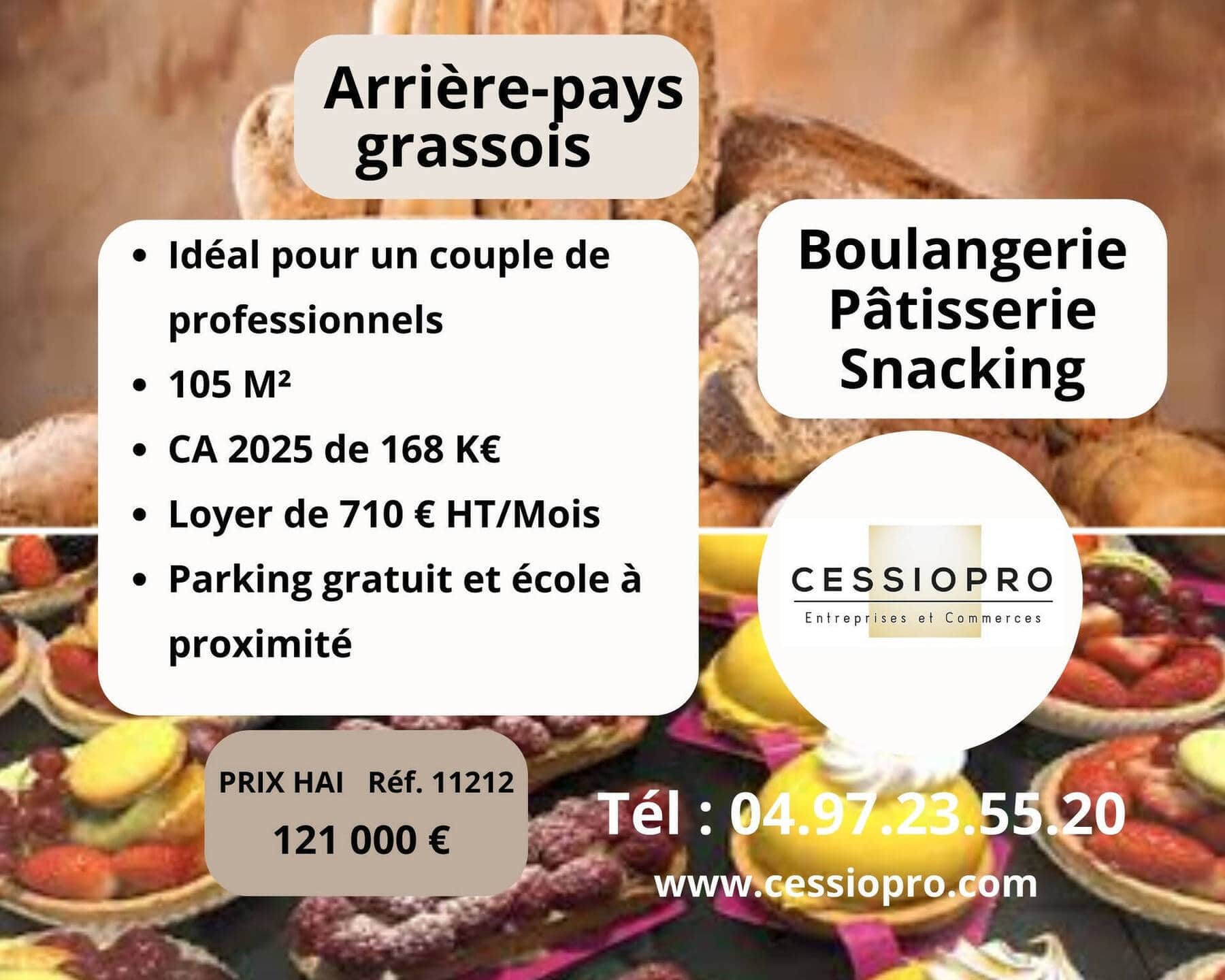 Boulangerie patisserie · 85 m² · Fonds de commerce — photo 1
