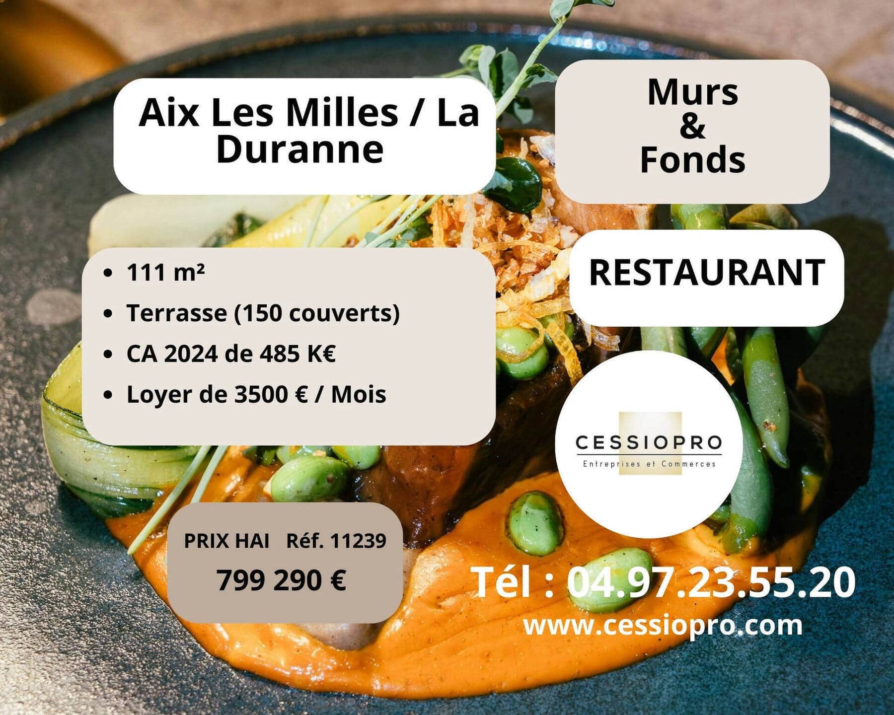 Restaurant · 110 m² · Achat des murs — photo 1