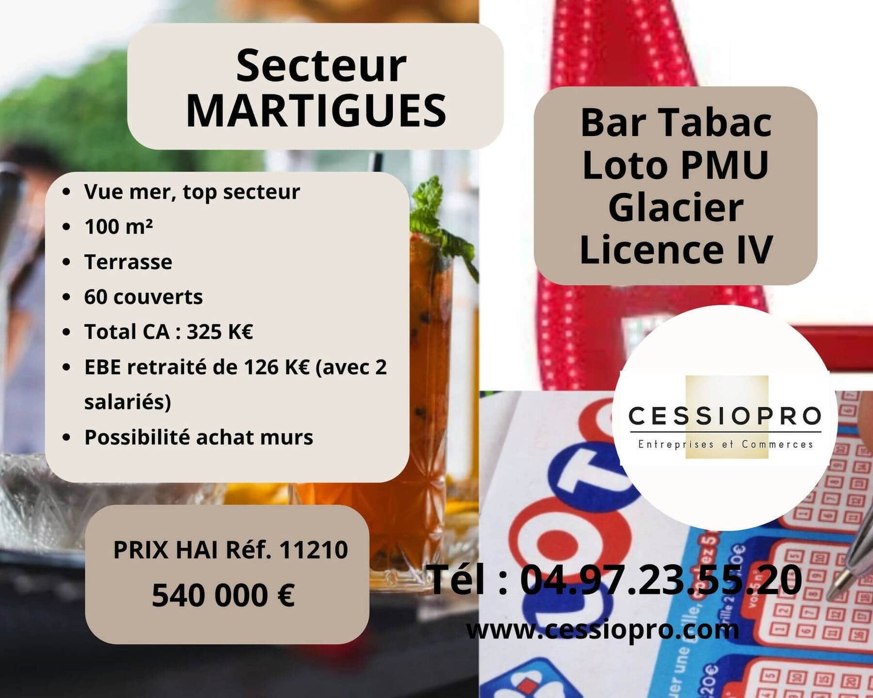 Bar tabac loto pmu · 167 m² · Fonds de commerce — photo 1