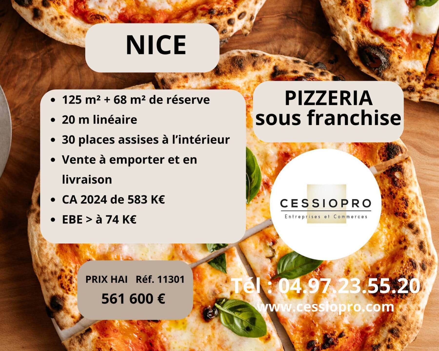 Pizzeria · 116 m² · Fonds de commerce — photo 1