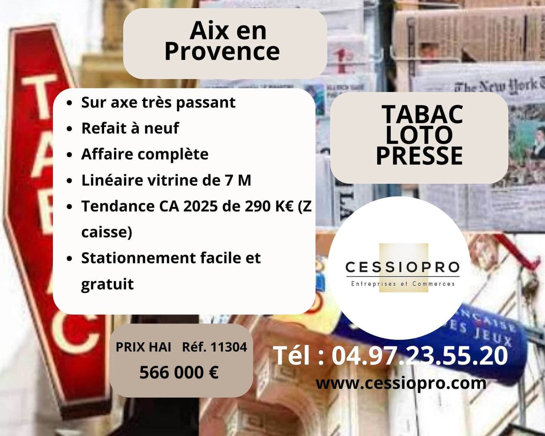 Tabac loto presse · 80 m² · Fonds de commerce — photo 1