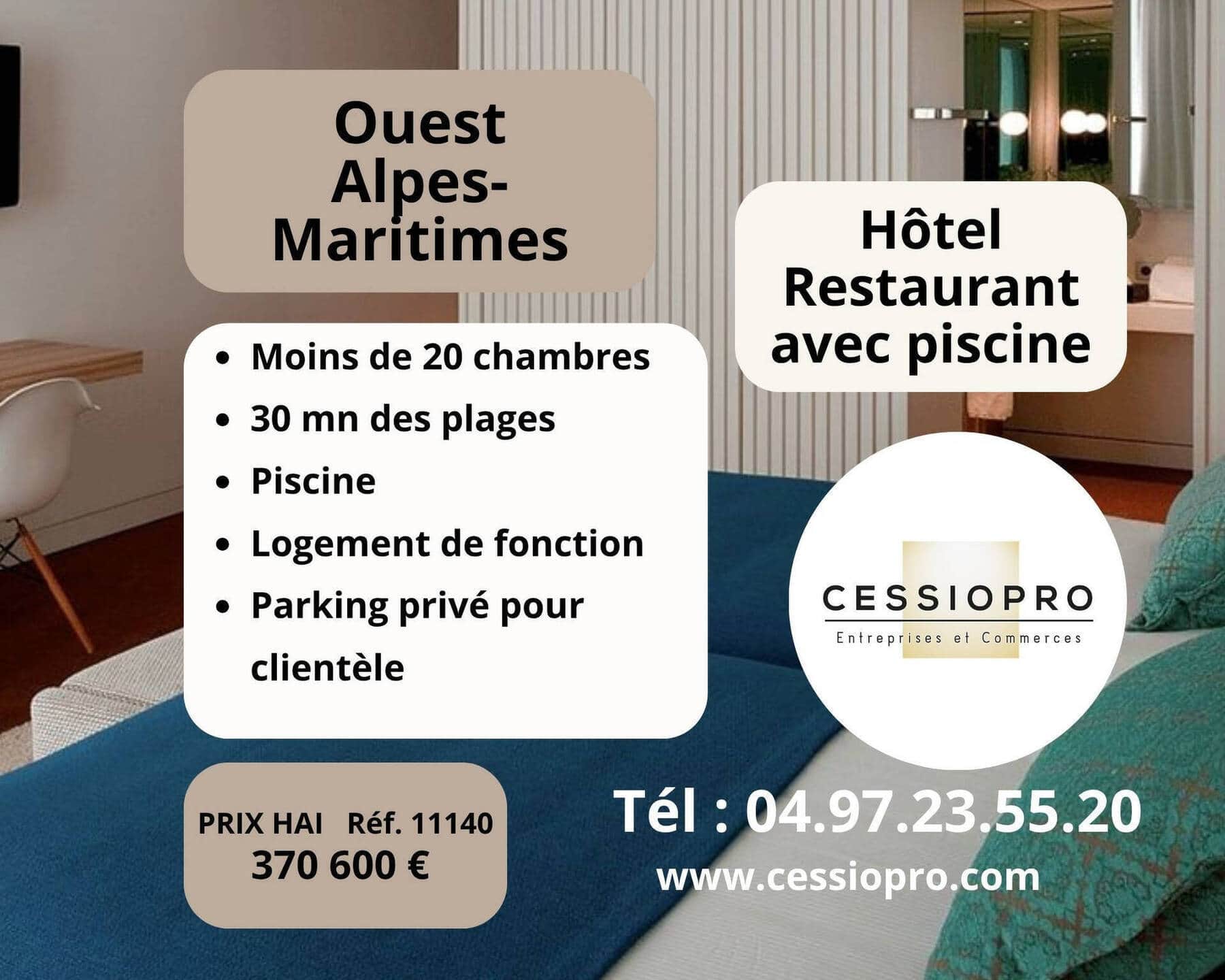 Hotel restaurant · 200 m² · Fonds de commerce — photo 1