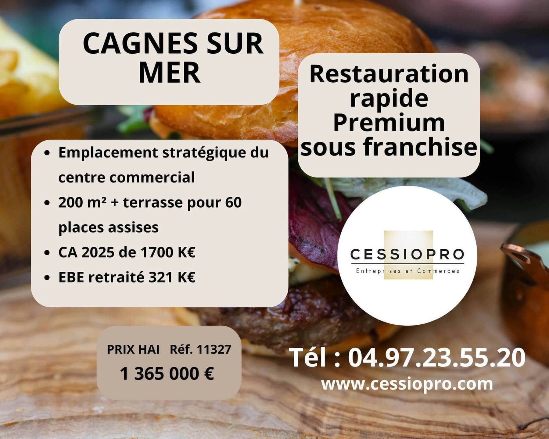 Restauration rapide · 200 m² · Fonds de commerce — photo 1