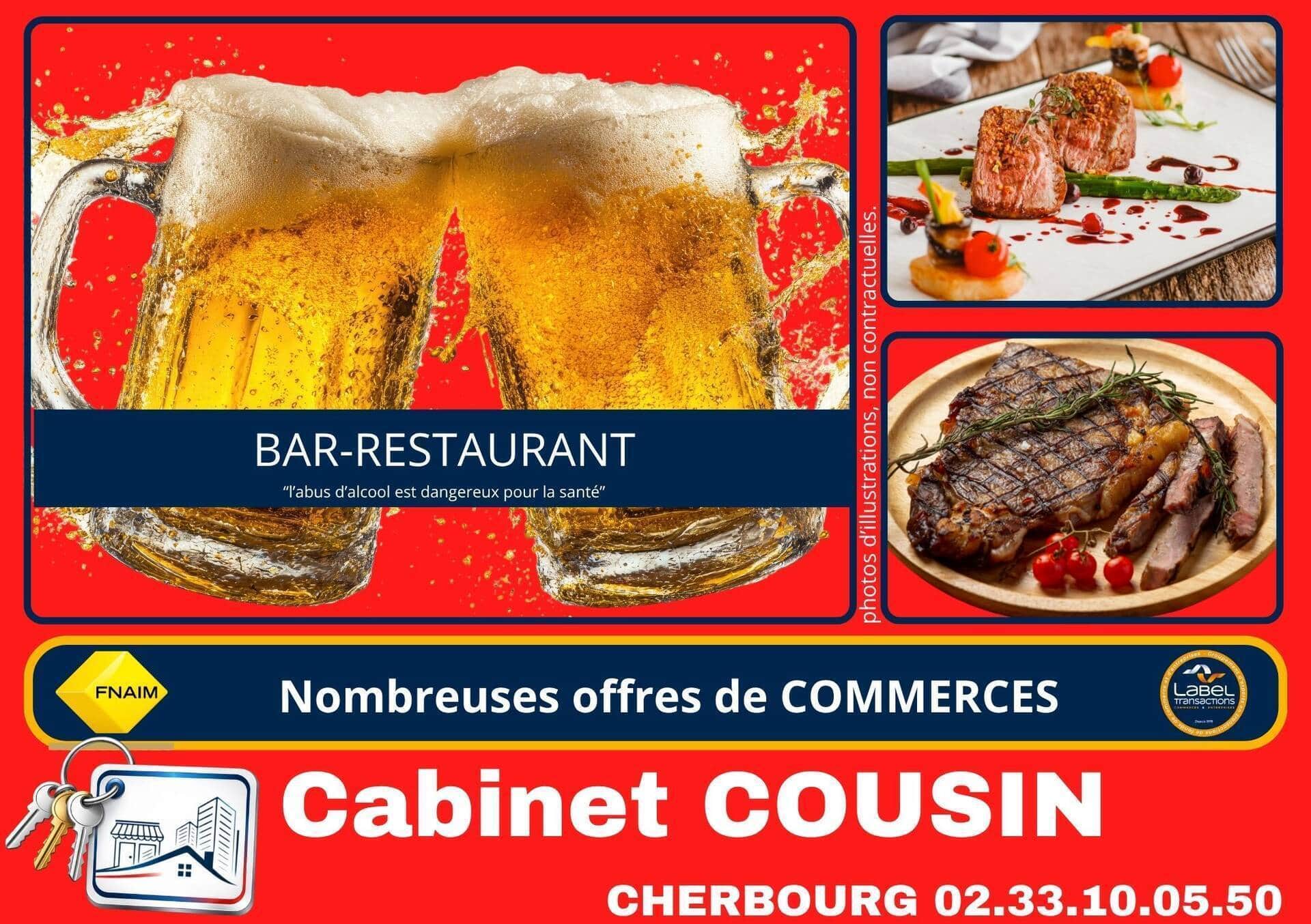 Bar brasserie tabac · 110 m² · Fonds de commerce — photo 1