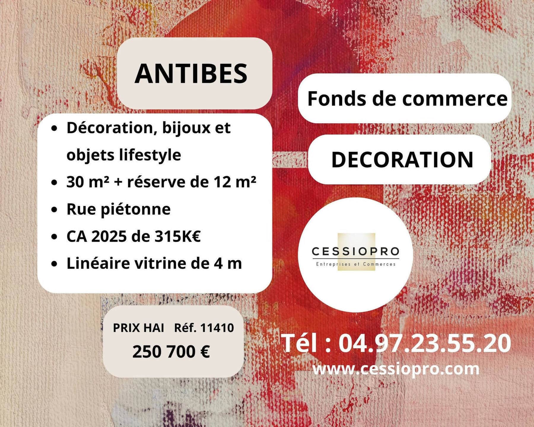 Cadeaux · 224 m² · Fonds de commerce — photo 1