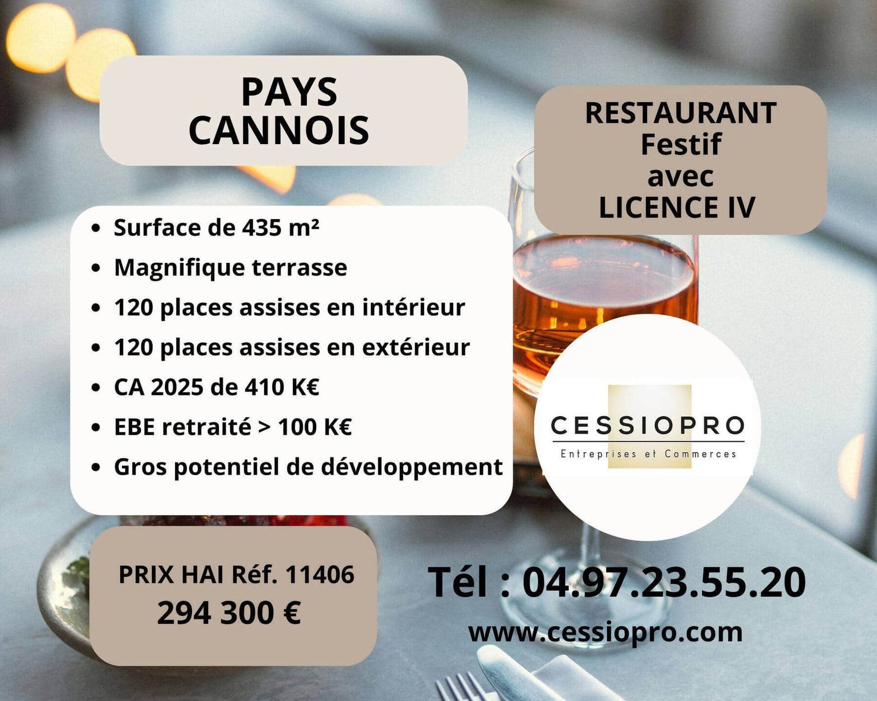 Restaurant · 116 m² · Fonds de commerce — photo 1