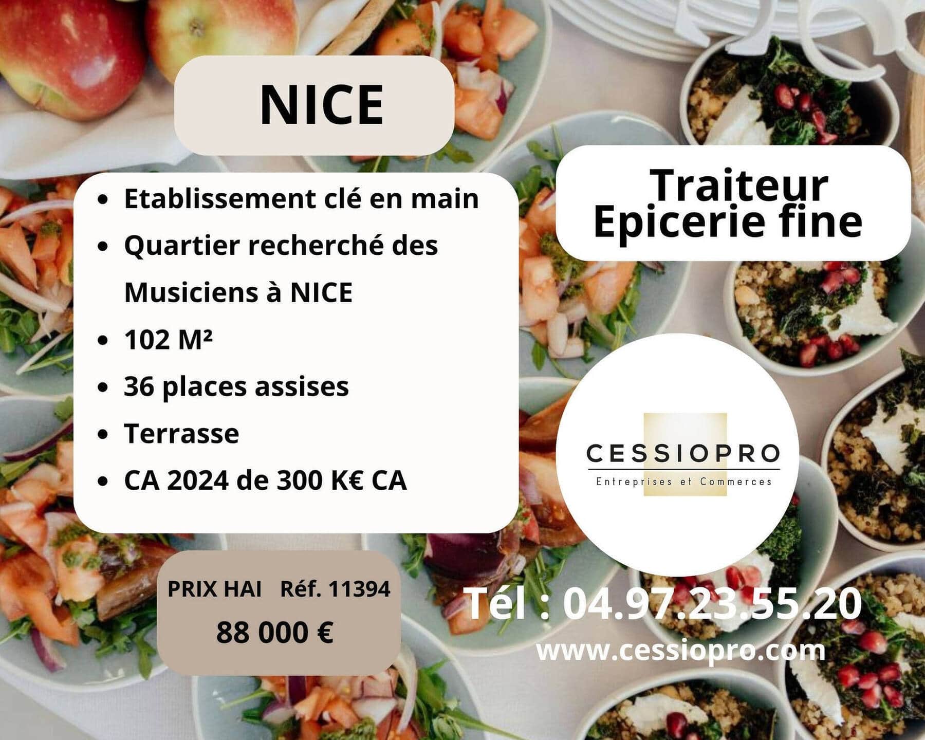 Traiteur magasin d alimentation · 102 m² · Fonds de commerce — photo 1