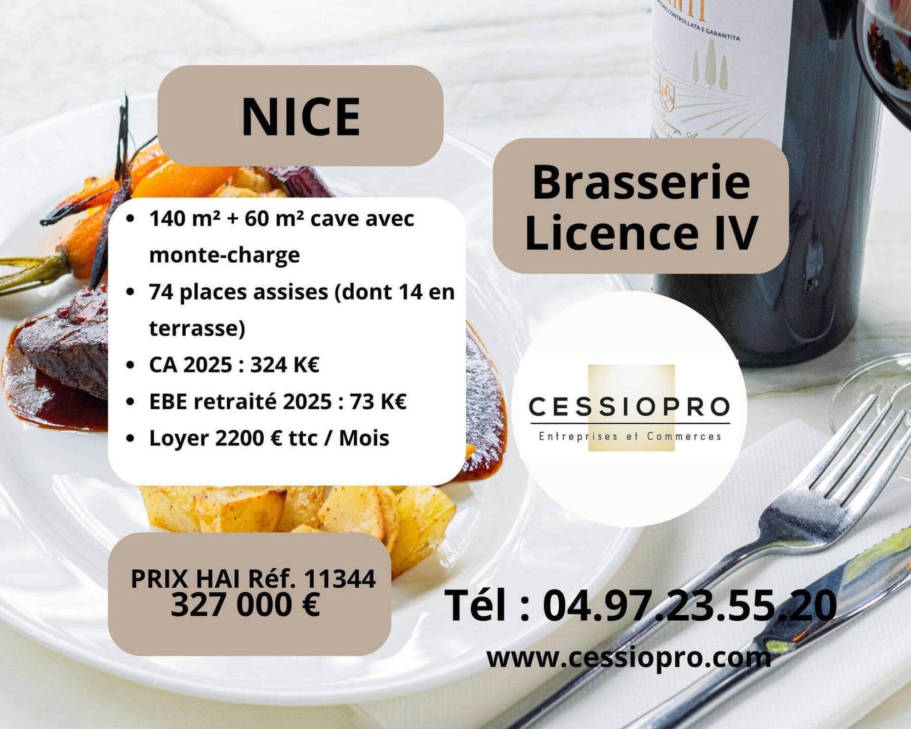 Brasserie licence iv · 140 m² · Fonds de commerce — photo 1