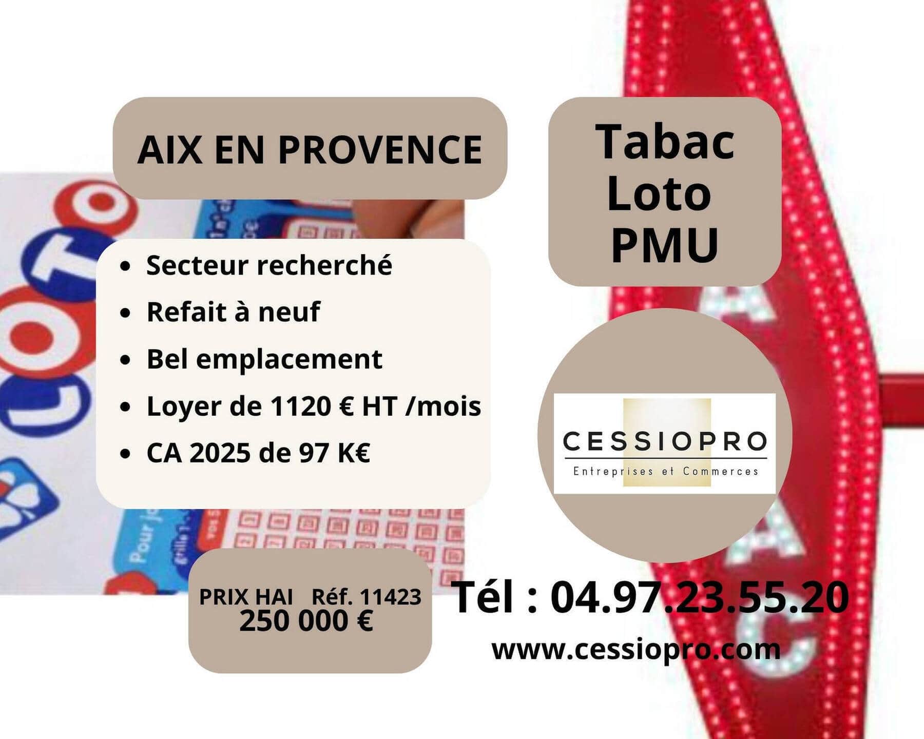 Tabac · 150 m² · Fonds de commerce — photo 1