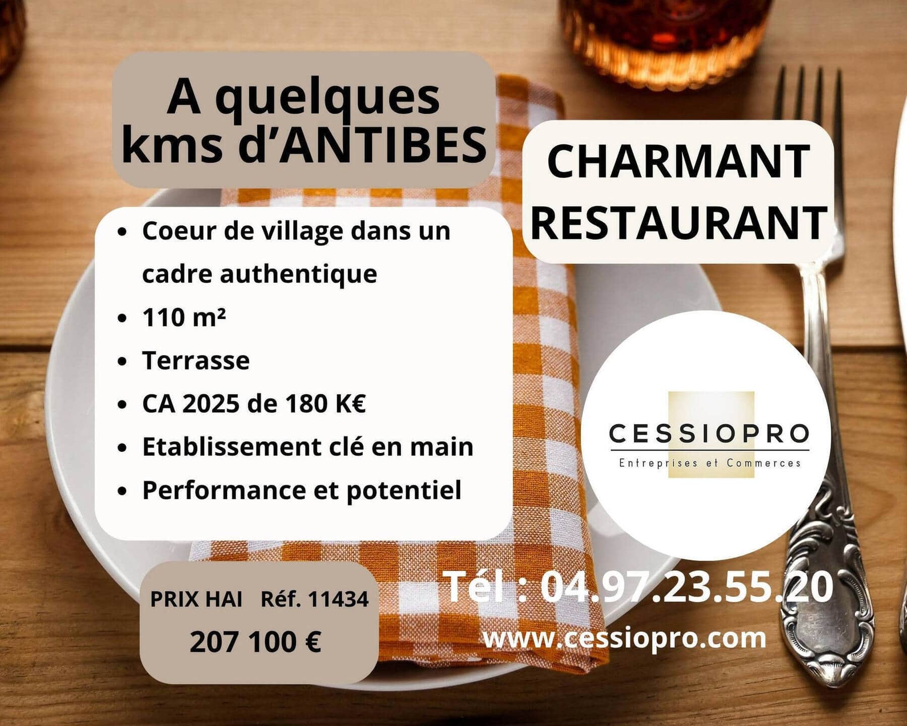 Restaurant · 100 m² · Fonds de commerce — photo 1