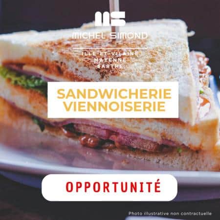 Sandwicherie viennoiserie boulangerie au coeur du centre ville de rennes en ille et vilaine 35 avec 7 salaries · Fonds de commerce — photo 1