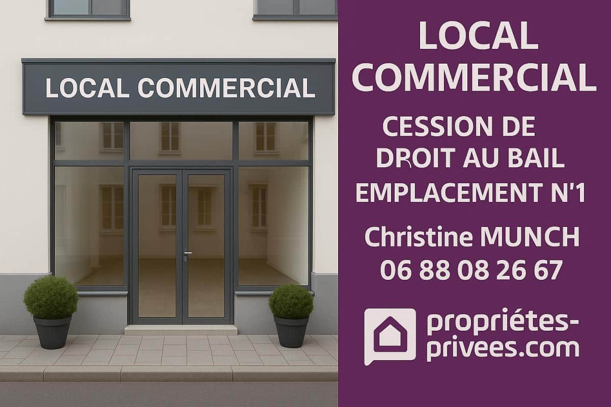Local commercial · 180 m² · Cession de bail — photo 1
