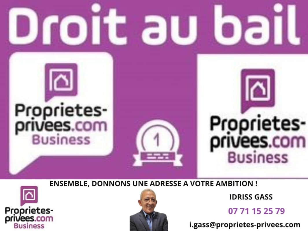 Local commercial · 53 m² · Cession de bail — photo 1