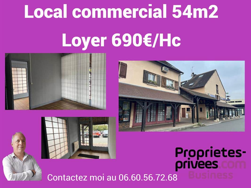 Local commercial · 54 m² · Cession de bail — photo 1