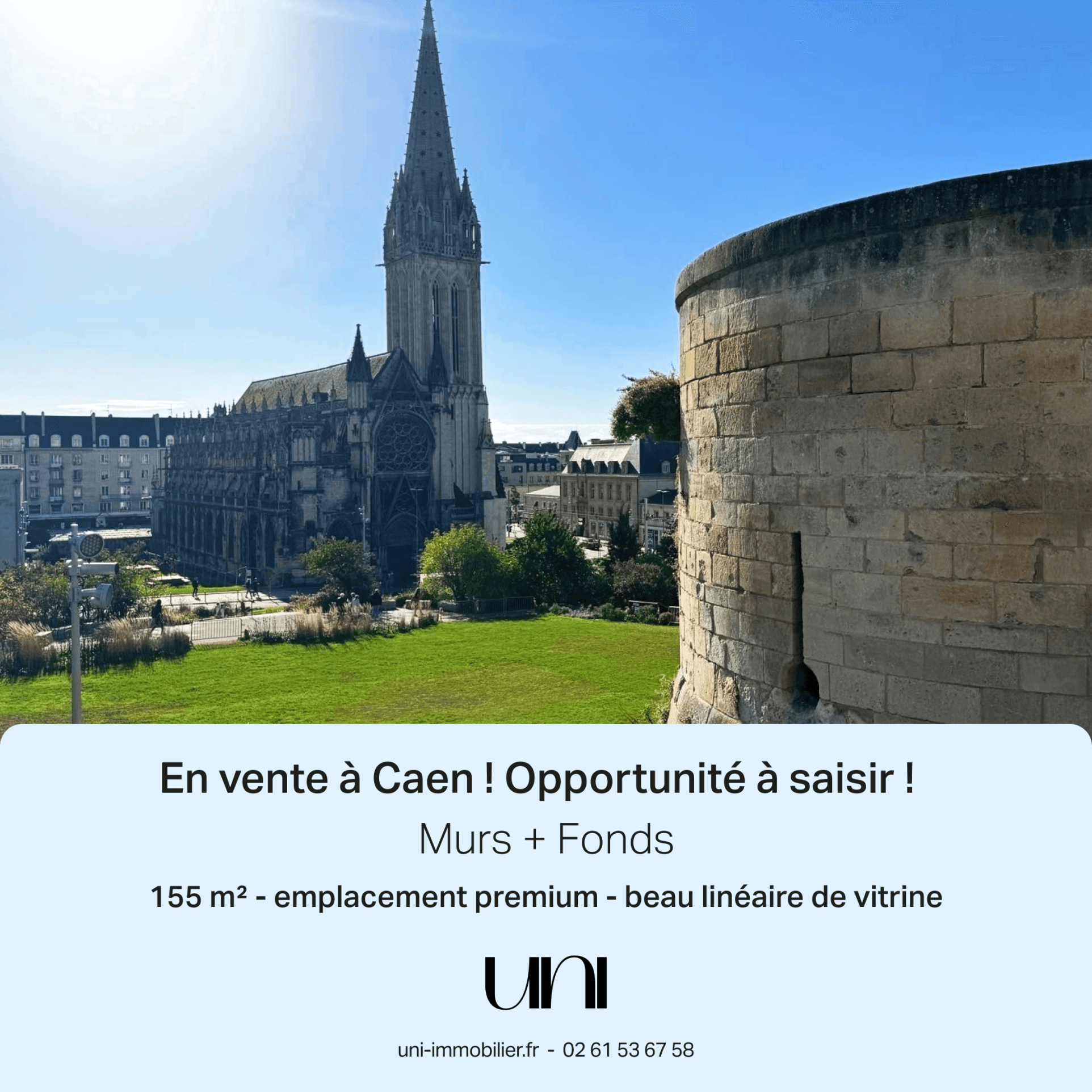 Local commercial · 155 m² · Achat des murs — photo 1